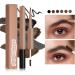 Ruarby Double-ended Eyebrow Pencil and Eyebrow Tint Gel Waterproof Long Lasting Eyebrow Makeup Cosmetic for Women - Buy Online on GoSupps.com