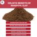 1 LB Rhassoul Clay for Hair & Face - 100% Pure Hair Mask Ingredient - Buy Online on GoSupps.com