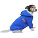 Hualisiji dogs hoodie big dog dogs sweatshirt warm and light with a soft texture easy to wear and light colors (3xl dark blue) 3xl Dark Blue