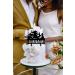 Heavy Truck Wedding Cake Topper Funny Mr And Mrs Cake Topper Bride and Groom with Heavy Truck Cake Topper for Wedding/Anniversary/Bridal Shower Party Decor(Black Acrylic) - Buy Online on GoSupps.com