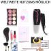 Rowenta CV3323 Nomad Travel Hair Dryer | 1600W Compact & Foldable | Dual-Voltage for Worldwide Use | 2 Heat Settings | Lightweight Design | Black/Pink Trip - Buy Online on GoSupps.com