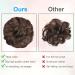 AOMIG Dark Brown Messy Bun Hair Piece Updo Extensions for Women - Curly Wavy Hairpieces Scrunchies - Buy Online on GoSupps.com