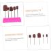 Toddmomy 1 Set Nail Sand Ring Cap Manicure Kit Nails Kit Set Manicure Set Nail Drill Bit Set for Nail Clean Drill Set Felt Wool Nail Drill Bit Rosy Manicure Tool Nail Art Accessory Hard 8x6cm Rosy - Buy Online on GoSupps.com