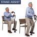 StrongArm Comfort Cane | Self Standing Lightweight Adjustable Walking Cane for Men & Women | Stabilizes Wrist, Provides Support & Stability | Ergonomic Grip | FSA/HSA Eligible - Black - Buy Online on GoSupps.com
