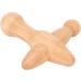 Fockety Cross-Shaped Wooden Trigger Point Massager | Lymphatic Drainage & Muscle Pain Relief Tool - Buy Online on GoSupps.com