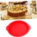 MAGICLULU 1pc Silicone Baking Bread Baking Pan Round Cookie Cookie Cutters Silicone Molds Cake Shop Muffin Top Pans Silicone Mold for Cake Round Cake Pans Chocolate Birthday Cake 31 X28.5CM Red - Buy Online on GoSupps.com