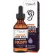 Organic Ear Wax Removal Drops for Clogged Ears   Natural Ear Wax Cleaner Oil for Kid  Adult  Baby   Earwax Removal Liquid Remedy for Unclogging Ears  Earache Relief  Ear Health (Made in USA)