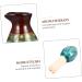 Zerodeko 3pcs Aromatherapy Essential Oil Bottle Set - Blue Ceramic 11x6cm - International Shipping - Buy Online on GoSupps.com