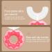 Manual Toothbrush with U-Shaped Bristles for Kids Bulk Car Shaped Donut Shaped Handle Soft Silicone Toothbrush Head 360 Thorough Cleaning (D L (7 12 Years) 1 PC) - Buy Online on GoSupps.com