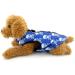 Smalllee Lucky Store Waterproof Dog Jacket & Coat for Small Dogs - Winter Wear for Chihuahua & Shih Tzu (Chest: 28cm Back: 23cm) - Blue - Buy Online on GoSupps.com