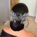 Azaleas Wedding Hair Comb Bridal Headband Rhinestone Wedding Headpiece Bridesmaid Crystal Hair Accessories (Silver)