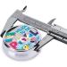 Flamingo Pool Metal Pill Box - Portable 3-Compartment Travel Organizer for Small Pills Black - Buy Online on GoSupps.com