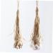 Alipis Wall Hanging Bells String Home Decor Christmas Tree Antique Decorative Bell Hanging Ornament Decorate Shell Photo Wall 42*13cm As Shown - Buy Online on GoSupps.com