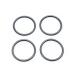 (4 Pack) Remington O-Ring Replacement Barrel Seals OEM Spec Graphite Coated (Model 1100 12 GA / 16 GA, 11-87 12 Gauge)