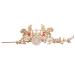 Soimiss hair clip hairpin hairproof golden hair clip Chinese hairstock women hairstock hair knot stick zinclain bride china phoenix crown hair knot chopsticks
