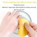 60 Pcs Professional PVA Facial Sponge Set for Makeup Removal and Exfoliating - Yellow - Buy Online on GoSupps.com
