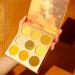 Docolor Gemstone Eyeshadow Palette - 9 Colors, Highly Pigmented Mattes & Shimmers, Long Lasting & Waterproof Makeup - Yellow - Buy Online on GoSupps.com
