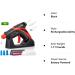 Cordless Hot Glue Gun Kit | USB Rechargeable with 30 Sticks | Fast Preheating for DIY, Crafts, and Home Repairs - Buy Online on GoSupps.com