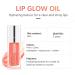 6ml Hydrating Lip Glow Oil - Transparent Plumping Lip Gloss for Moisturizing & Tinted Lip Care (Raspberry) - Perfect for Dry Lips - International Shipping Available - Buy Online on GoSupps.com