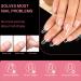 Zifuton Press on Nails Almond - 600 Soft Gel Tips for DIY Nail Art | Full Cover Transparent Fake Nails for Nail Studios - 10 Sizes Available - Buy Online on GoSupps.com