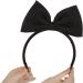 Balloome Hair Band Bow Headbands Headdress for Women and Girls Perfect Hair Accessories for Party and Cosplay (Black) - Buy Online on GoSupps.com