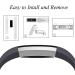 GEAK Bands Compatible with Fitbit Alta and Fitbit Alta HR 3 Pack Soft Silicone Wristbands for Fitbit Alta HR Bands with Secure Metal Buckle for Men Women Small Large Black/Gray/Dark Blue Large - Buy Online on GoSupps.com