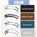 Buy Anti-Slip Glasses Ear Pads - 2 Pairs in Black/Gray | Comfortable Glasses Accessories for Secure Fit - Buy Online on GoSupps.com