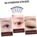 Didiseaon 5pcs Eyebrow Stickers Best Eyebrow Transfers Imitation Eyebrow Sticker 6 Proof Template - Buy Online on GoSupps.com