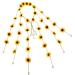 Create idea Sunflower Hairband Flower Headdress Flower Headband Hair Accessories Hair Hoop Headwear Headpiece Decoration for Clothing Party Wedding Gift for Girls Yellow