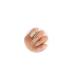 4 Pcs Finger Nail Ring for Women Rhinestones Finger Tip Rings Finger Nail Jewelry Gold Metal Nail Decoration Nail Protect 4pcs