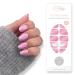 Fairy Nail UV nail foils self-adhesive gel foils half-cured 20 pieces nail wraps nail polish strips to stick on (Cateye Pink)