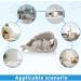 NEWDREAM Pet Memorial Statue - Indoor Angel Decorations for Dogs and Cats - Angel Wing Figurine Pet Grave Marker in Light Grey - Buy Online on GoSupps.com