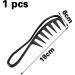 1 x curly hair comb large tooth comb large comb large comb shark comb for various hair types anti-static (black) - Buy Online on GoSupps.com