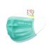 DermSource MADE IN USA - Kids 3-Layer Disposable Face Masks - Breathable Face Covering for Boys and Girls 25 Kids Masks - Green