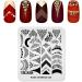 KADS Nail Stamping Plate Chinese Style Nail Art Stamp Template bamboo Lotus DIY Image Template Manicure Stamping Plate Stencil Tools (CN025) - Buy Online on GoSupps.com
