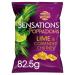 Walkers Sensations Poppadoms Lime & Coriander Sharing Bag (82.5gX2) | Suitable for vegetarians | Bag for sharing | Light & crispy texture | No MSG
