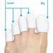 Gu Cheng Toe Protector Silicone Toe Covers - Set of 10 for Ingrown Toenails, Corns, Blisters, Hammer Toes - Beige - Buy Online on GoSupps.com