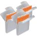 JB White 24 Cerumen Filters for Hearing Aids - Compatible with Starkey Hear Clear H rz ger & Kind Evo/Evor | 1.5mm Height 1.7mm Diameter Orange | International Shipping Available - Buy Online on GoSupps.com