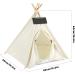 Pet Teepee Dog & Cat Bed with Cushion & Blackboard Chalk | Cozy Pet Tents & Houses - Buy Online on GoSupps.com
