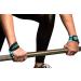 Women Lifting Straps (1 Pair) - Wrist Support Wraps for Powerlifting, Bodybuilding, Gym Workout - Mint - Buy Online on GoSupps.com