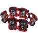 Kids Helmet Knee Pad Set | Adjustable Protective Gear for Cycling & Skateboarding | Ages 5-12 | 7-in-1 Set | Red - Buy Online on GoSupps.com