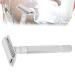 Premium Silver Manual Safety Razor for Men | Exquisite Craftsmanship | International Shipping Available - Buy Online on GoSupps.com