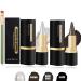 Ayky Long Wear Gel Eyeliner Ayky Eyeliner Natural Black Eyeliner Cream Smokey Eyeshadow Palette Stick Smudge Proof Quick-Drying Matte Create Statement Eye Look (Silver+Brown)