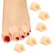 Olivia Samuel Gel-toe spreader toe spreader bale toe corrector bale toe pillow to avoid friction and pressure relief hammer toe corrector for men and women 6 pieces
