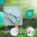 Urban Kanga Hooded Baby Towel - Double-Sided Oeko-Tex 100% Cotton Muslin (Mint) | Soft & Safe International Shipping - Buy Online on GoSupps.com