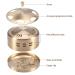 Adjustable Copper Moxibustion Box - 3 Corridors Thickened Acupuncture Burner Holder with Temperature Control for Senior Health Care - Buy Online on GoSupps.com