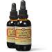 J.CROW'S Lugol's Solution of Iodine 2% Premium Potassium Iodide Liquid Supports Thyroid & Energy Gluten & Alcohol-Free Natural Brine Extract - 2 Oz - Pack Of 2