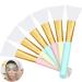 12 Pieces Silicone Face Mask Brushes  Soft Silicone Facial Mud Mask Applicator Brush for Sleeping Mask  Mud Mask  Hairless Body Lotion and Body Butter Beauty Tools