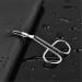 Silver Stainless Steel Eyebrow Scissors Tweezers Elbow Pliers Clip Scissors Flat Tip Tweezers Hair Plucker Hair Removal Tweezers Shave and Hair Removal Tweezers Women's - Buy Online on GoSupps.com