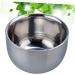 Buy Housoutil Stainless Steel Shaving Bowl | Shave Bowl with Lids for Shaving Cream & Soap | Perfect Mixing Bowl for Rich Lather - Buy Online on GoSupps.com